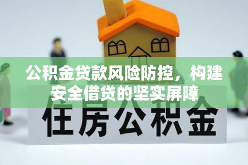 抚州公积金贷款风险防控，构建安全借贷的坚实屏障